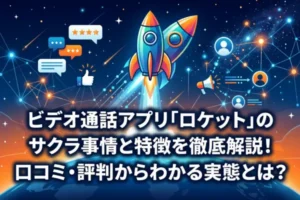 ビデオ通話アプリ「ロケット」のサクラ事情と特徴を徹底解説！口コミ・評判からわかる実態とは？